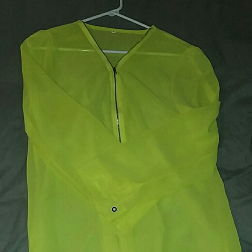Neon yellow shirt